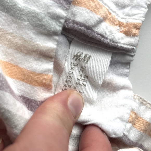 H&M toddler girl long romper size 2T EUC - Picture 3 of 4